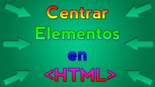 Como centrar correctamente en HTML y CSS [upl. by Atin]