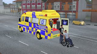 😍Ambulance Mod V1 Download Now in Bus Simulator Indonesia Bussid Traveller Mod new mod for Bussid [upl. by Way826]