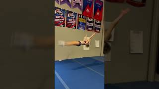 ROUNDOFF HANDSPRING LAYOUTS ON SPRING FLOOR shorts [upl. by Nana]