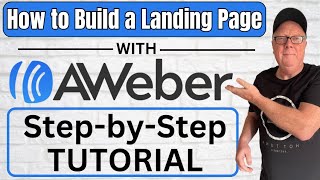 How to Build a Landing Page With Aweber Create Landing Pages With Aweber [upl. by Nicky]