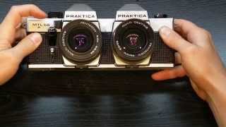 Praktica MTL50 Stereokamera [upl. by Artenal391]