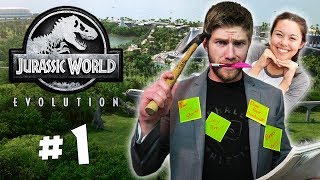 Lets Play Jurassic World Evolution  Part 1  MISTAKES WERE MADE [upl. by Michaella]