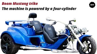 New Boom Trike Mustang  2 Turbo New Shape Automatic [upl. by Ahsasal]