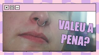 MINHA EXPERIÊNCIA COM PIERCING NO SEPTO [upl. by Redneval]