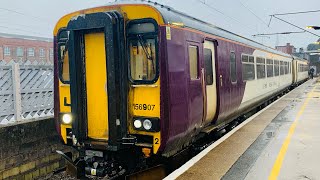 EMR X Greater Anglia 156907 At Doncaster From Doncaster To Lincoln [upl. by Sheppard]