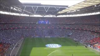 Sheffield Wednesday fans in fine voice at the playoff finals Wembley [upl. by Livvyy]