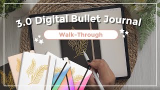 30 Digital Bullet Journal  Walk Through  The Stationery CEO [upl. by O'Donnell]