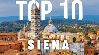 10 BEST Things To Do In Siena  Siena Travel Guide [upl. by Nanny]