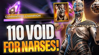 VOID LUCK 🍀EXTRA VOID LEGO PULLING FOR NARSES 110 VOID SHARD SUMMONING  RAID SHADOW LEGENDS [upl. by Flinn]