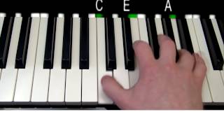 How to Play Locked Out Of Heaven by Bruno Mars Piano Tutorial [upl. by Ardys]