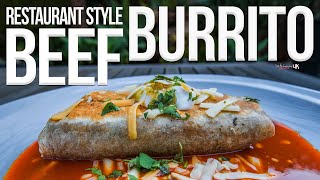 The Best Beef Burrito Recipe  SAM THE COOKING GUY 4K [upl. by Eatnahc]