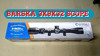 Barska 3x9x32 scope unboxing going to use for a budget rifle [upl. by Lalita]