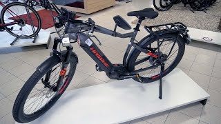 E Bike HAIBIKE SDURO Trekking S 90 Yamaha PWSystem Motor 45kmh Review [upl. by Aidekal]