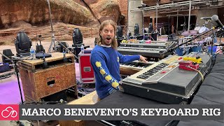 Marco Beneventos Keyboard Rig  June 2023 with Joe Russos Almost Dead [upl. by Evelc]