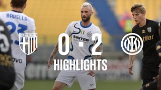 PARMA 02 INTER  FRIENDLY MATCH HIGHLIGHTS  Brozovic and Vecino on the scoresheet 👍🏻⚫🔵 [upl. by Stirling]