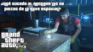 ¿Qué sucede al recolectar las 50 partes de la nave espacial en GTA V [upl. by Beller606]