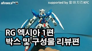 RG 엑시아 1편 박스 및 구성물 리뷰펀RG Exia GN001 [upl. by Eirellam355]