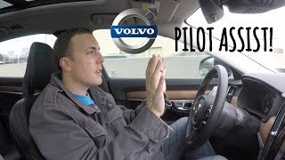 Experience Pilot Assist in a Volvo S90 With Me [upl. by Orsino]