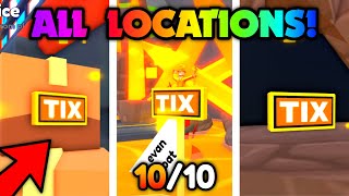 🎫 HOW TO FIND ALL 10 TIX IN THE CLASSIC EVENT ⌚🥳  Toilet Tower Defense Roblox [upl. by Ylera946]