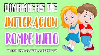 🤸‍♂️🥳DINÁMICAS de INTEGRACIÓN ROMPE HIELO👨‍👨 para CLASES de EDUCACIÓN FÍSICA o EVENTOS RECREATIVOS🤗👆 [upl. by Akaenahs]