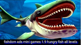 fishdom ads mini games 19 hungry fish all levels Update New Video Trailer [upl. by Nahbois677]