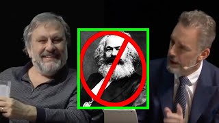 Zizek surprises Peterson I am more of a Hegelian than a Marxist [upl. by Ymas]