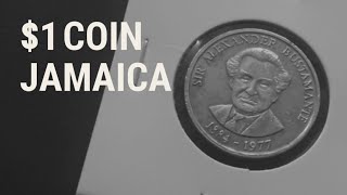 1 Dollar Coin 1991 Jamaica Sir Alexander Bustamante [upl. by Einnov]