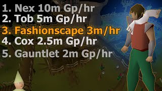 Fashionscape brings in more GP than end game bosses in OSRS [upl. by Esile253]