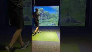 Nothing better than reachable par 4s golfsimulator indoorgolfsimulator pga golfer [upl. by Eloken]