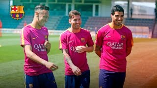 Avalanche of goals in training match from Messi Neymar and co [upl. by Hazlett]