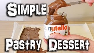 Simple Nutella Pastry Dessert [upl. by Ahteres]