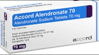 Alendronate Binosto Fosamax to treat osteoporosis caused by menopause steroid use or gonadal fai [upl. by Eibber]