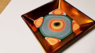 🧡NEW Cell Activator RECIPE amp AMAZING Bowl PALETTE Create A STUNNING Result Acrylic Pouring Art [upl. by Jary]