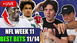 NFL WINNERS  Best Bets Parlays Predictions  Picks Today Sunday November 17th  HTP Ep34 [upl. by Suirtimed]