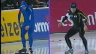 Masaaki Kobayashi fastest opening 100m in 937 during 500m speed skating  Berlin 2003 [upl. by Sperry879]