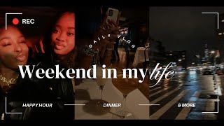 Weekend VLOG Happy hour Saturday night dinner Game night amp more [upl. by Nerissa]