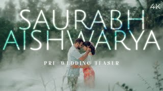 Saurabh amp Aishwarya  PreWedding Teaser 4K  2024 [upl. by Whitson204]