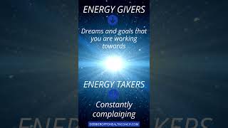 ENERGY GIVERS ENERY TAKERS [upl. by Irama]