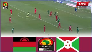 🟥Live Match Malawi vs Burundi  Africa Cup Of Nations Qualifications2024 Full Analysis [upl. by Ardnahcal]