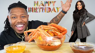 Happy Birthday To My Mom Bloveslife  Seafood Boil [upl. by Novaj]