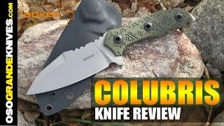 Boker Plus Colubris Fixed Blade EDC Knife Review  OsoGrandeKnives [upl. by Suoivatra726]