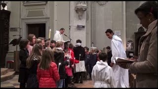 Fête du Baptême du Seigneur le 10 janvier 2016 et 2° étape de Baptêmepour 3 petites filles [upl. by Jarita171]