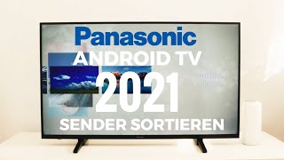 Sender sortieren amp löschen Panasonic Android TV [upl. by Rosabel]