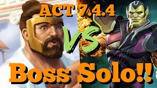 MCOC  ACT 744  Hercules VS Super Skrull  Boss Solo [upl. by Aleik]