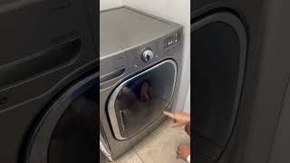 611 LG Dryer Gas Running video [upl. by Nosde]