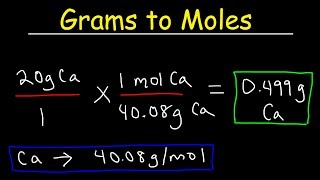 How To Convert Grams To Moles  VERY EASY [upl. by Castara]