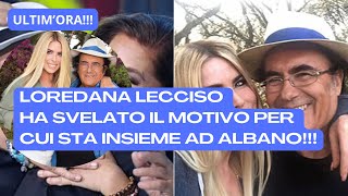 LOREDANA LECCISO HA SVELATO IL PERCHÈ È INSIEME AD ALBANO “INSIEME A LUI PER I SOLDI E PER…” [upl. by Htiduy]