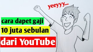 Gaji Pertama Aku nge YouTube sampai kemudian [upl. by Atikel]