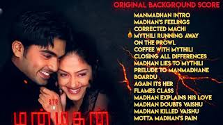 Manmadhan  Original Background Score  STR  Jyothika Yuvan  Shankar Raja  Part 2 [upl. by Ettenaej990]