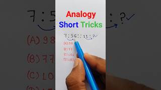 Number Analogy Reasoning Tricks shorts ytshorts sscgd [upl. by Anek]